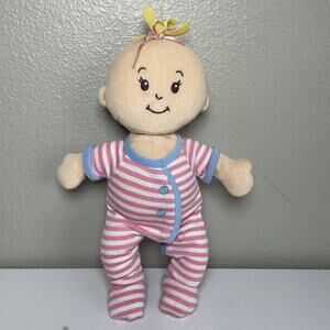 MANHATTAN TOY COMPANY Soft Baby's First Stella Baby Doll With Striped PJs
